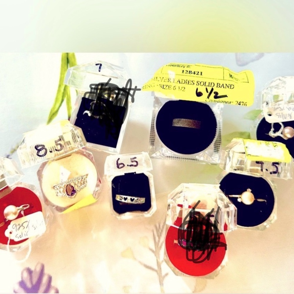 Assorted Stylish Rings - $10. per ring